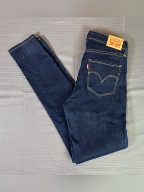 Levi’s 721 High Rise Skinny Jeans Women’s 28 Dark Wash Stretch Denim